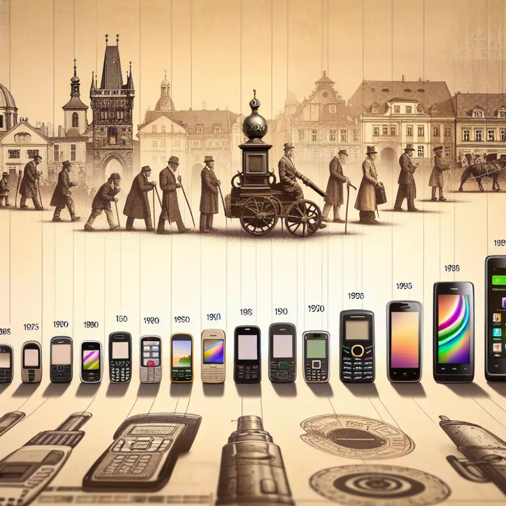 první mobilní telefon v čr