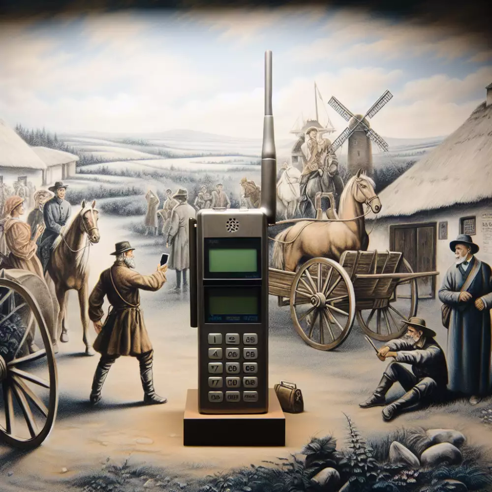 první mobilní telefon v čr